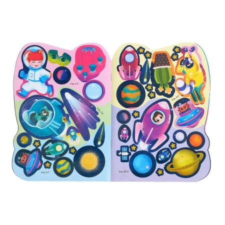 Stickers reusable "to the moon and vice versa", 12 p.-2