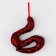 Soft magnet "Snake" shiny, 9 cm, color mix