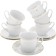 Tea Service 6/9 Constance, decor "Golden thread, gold layer", 15 items