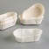 Baking uniform oval, white, 3 x 6.5 x 2.25 cm