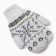 Women's mittens "Snowflake" Color gray, size 20