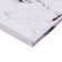 Deliciper of Leduced A5, 128 sheets "White Marble", solid cover, glossy lamination