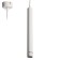 Bayerlux lamp "Kreto" LED 7W white 3x3x130cm.