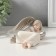 Polystone souvenir "Sleeping angel with silver wings" 14x10x7 cm