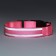 Collar with backlight double strip size S, Osh 35-43 x 2.5 cm 3 glow mode pink