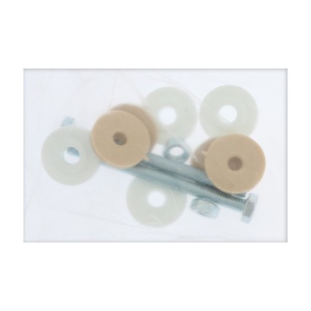 Detle valve for the toilet tank "RBM" KV-16.3, "Stop-drain", multi-level button white-3