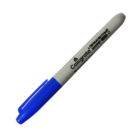 Permanent marker, 3.0 mm, blue-1