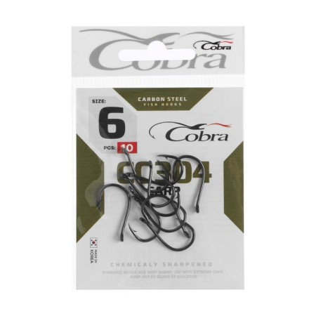 Cobra Carp hooks, series CC304, No. 06, 10 pcs.