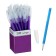 Ballic handle 0.7 mm, in the display, blue, a colored mix body (barcode on a piece)