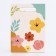 Gift box-package, packaging with a cut pen, "flowers", 19 x 9 x 27 cm