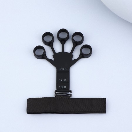 Massage for the development of hands and fingers, with a cuff, 8 × 14 × 2.8 cm, black color-3