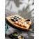 ADELIICA “Eurasia” for serving on the legs for sushi and rolls, 35 × 18 × 5.5 cm, an array of birch trees