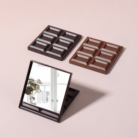 A set of folding mirrors "Chocolate Miracle", 7.5 × 8.5 cm, 12 pcs, show box-1