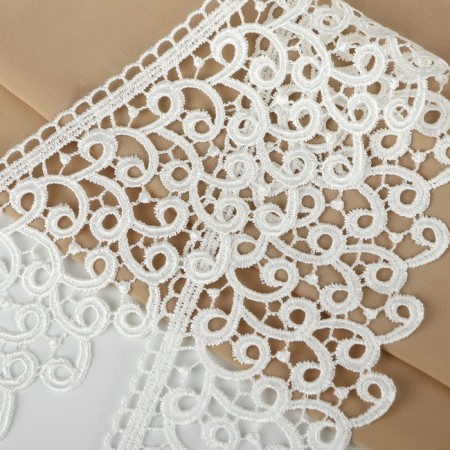 Lace Hipure, 78 mm × 11 ± 1 m, ivory color-1