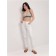 Women's jeans with a high landing CONTE Elegant Mom Fit, Size S, White color