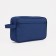 Lightning cosmetic bag, external pocket, blue color