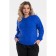 Female jumper, size 56, blue color