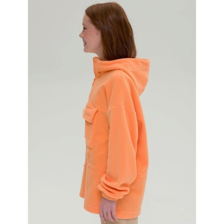 Jacket for girls, height 134 cm, orange color-1