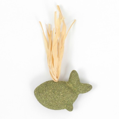 A toy for cats from pressed cat mint "Dolphin", 7 cm-1