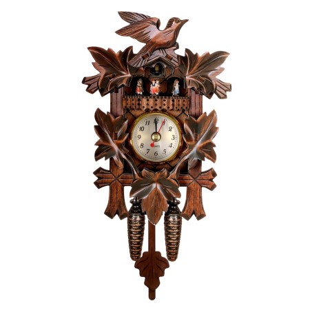 Wall watches with a cuckoo "Feast of Autumn", a smooth move, 22.5 × 11.5 × 5.5 cm