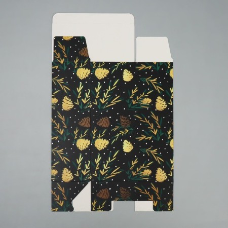 Folding box "cones", 16 x 23 x 7.5 cm, new year-6