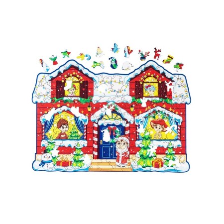 Puzzle "New Year's House"-3