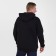 Male sweatshirt is laid, the color is black, size 50