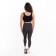 Female leggings, gray color, size 42