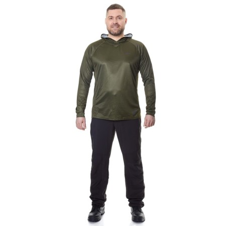 Longsliv with the hood Grayling "Sargan", Khaki color, size L