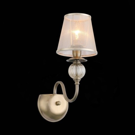 Wall lamp EVOLUCE. SL185.301.01. Grazia. 1x40 W, E14, 14x35.8 cm, bronze color, transparent-3