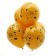 Shar Latex 12 "" Funny Party ", pastel, set of 5 pcs., Color yellow