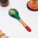 Spoon "Zelenushka", salad, 6 × 21, Khokhloma