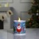 LED figure "Candle with Santa Claus" 7.5 × 10 × 7.5 cm, plastic, batteries AG13x3, glow of multi