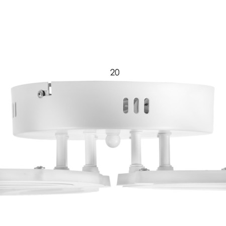 The chandelier is LED DIM. Legante 3 Redims 62W 2700-6400K White Ritter-8