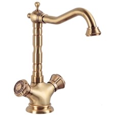 Bronze de Luxe 10105/1 shell mixer, two -wound, brass