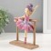 Polystone souvenir "Little ballerina at the machine" Violet 13.5x7x16.5 cm