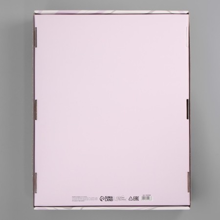 Gift box for bedding, packaging, “texture”, 47 x 37 x 8.8 cm-4