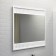 Mirror Comforty Marseille 75, LED lighting, contactless sensor, white matte color, 75x80 mm