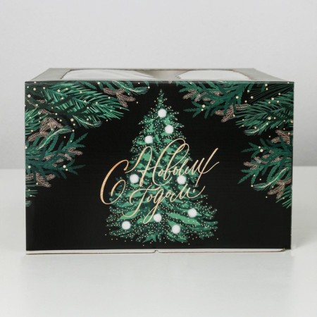 Cake box “Happy New Year!”, 30 x 30 x 19 cm, new year-1