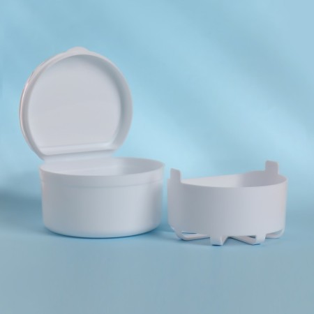 Denture storage container, 5.5 × 7.5 × 9 cm, mix color-2