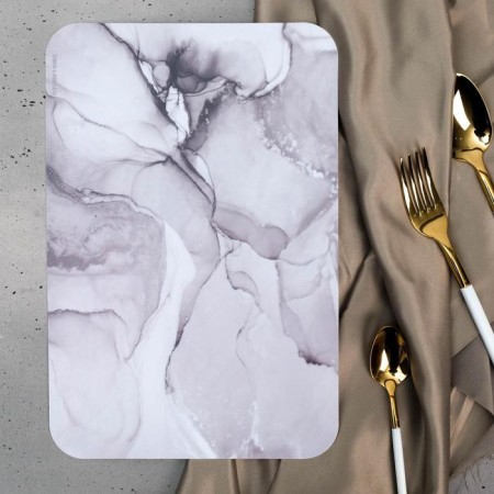 Moil plastic “Marble” board, plastic, 30x20 cm-2