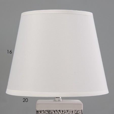 Fortune table lamp E14 40W gray 20x20x33cm-3