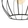 Lamp "Amadeo" 1x40W E27 Black 21x21x70cm
