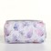Lightning cosmetic bag, white/lilac color