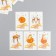 Cardboard "Happy New Year" set 10 pcs (5 types) 5x7 cm