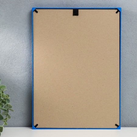 Photo frame plastic L-1 21x30 cm blue (plastic screen)-2