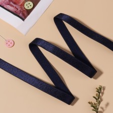 Glaps for straps, shiny, 10 mm, 10 ± 0.5 m, dark blue color