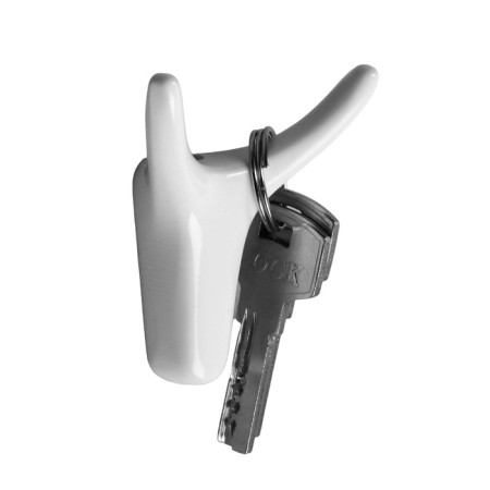 Furniture hook Cappio Ox, two -rod, white-3