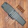 A set of Shamputs "Tashkent" in a case, 6 pcs, the working part is 50cm, green