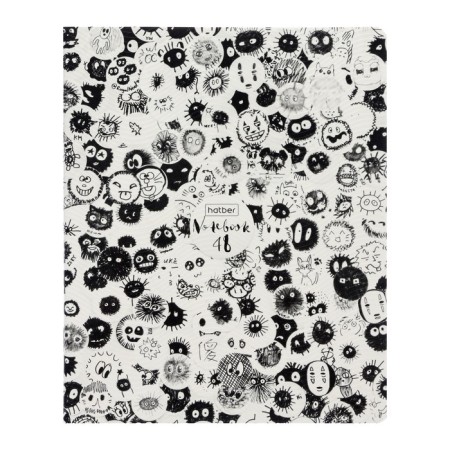 Notebook of 48 sheets in the cage on the clip "cool blots", embossing, mix-3